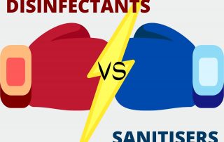 sanitisers vs disinfectants